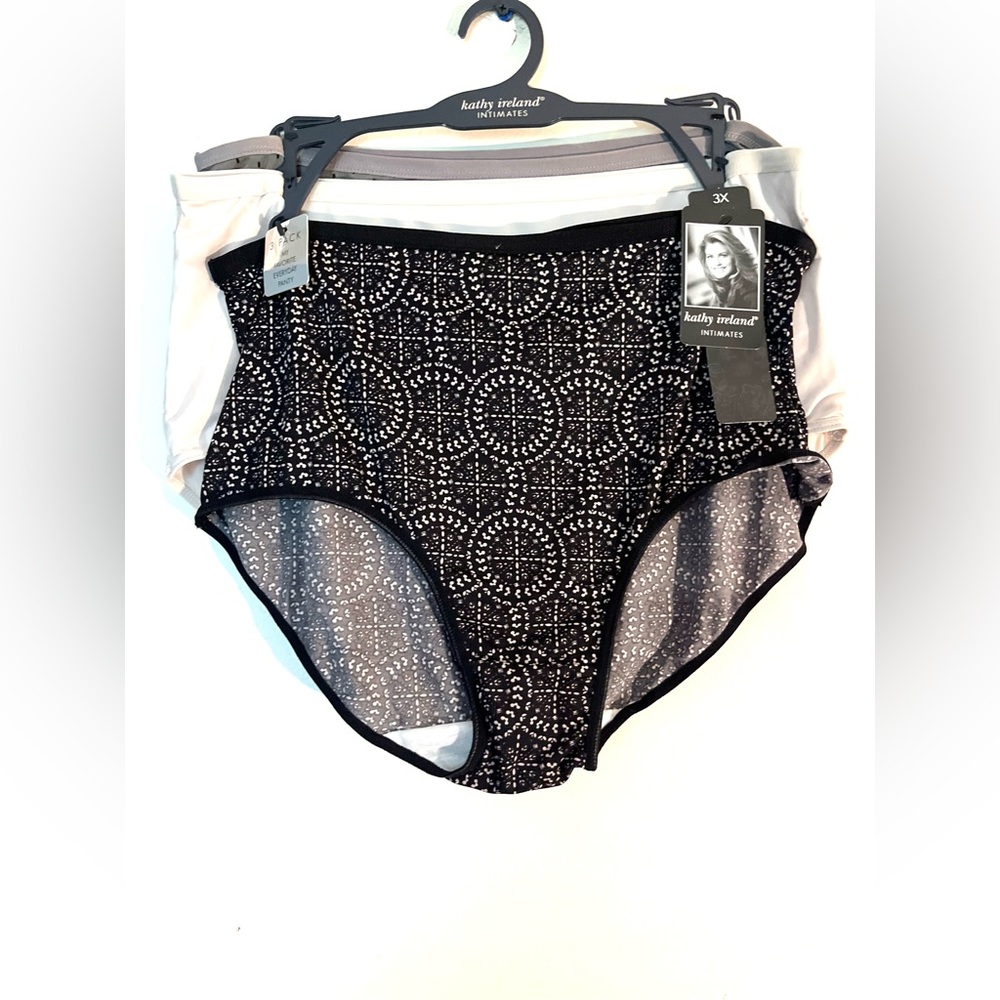 NWT Kathy Ireland intimates 3 pack panties size 3x